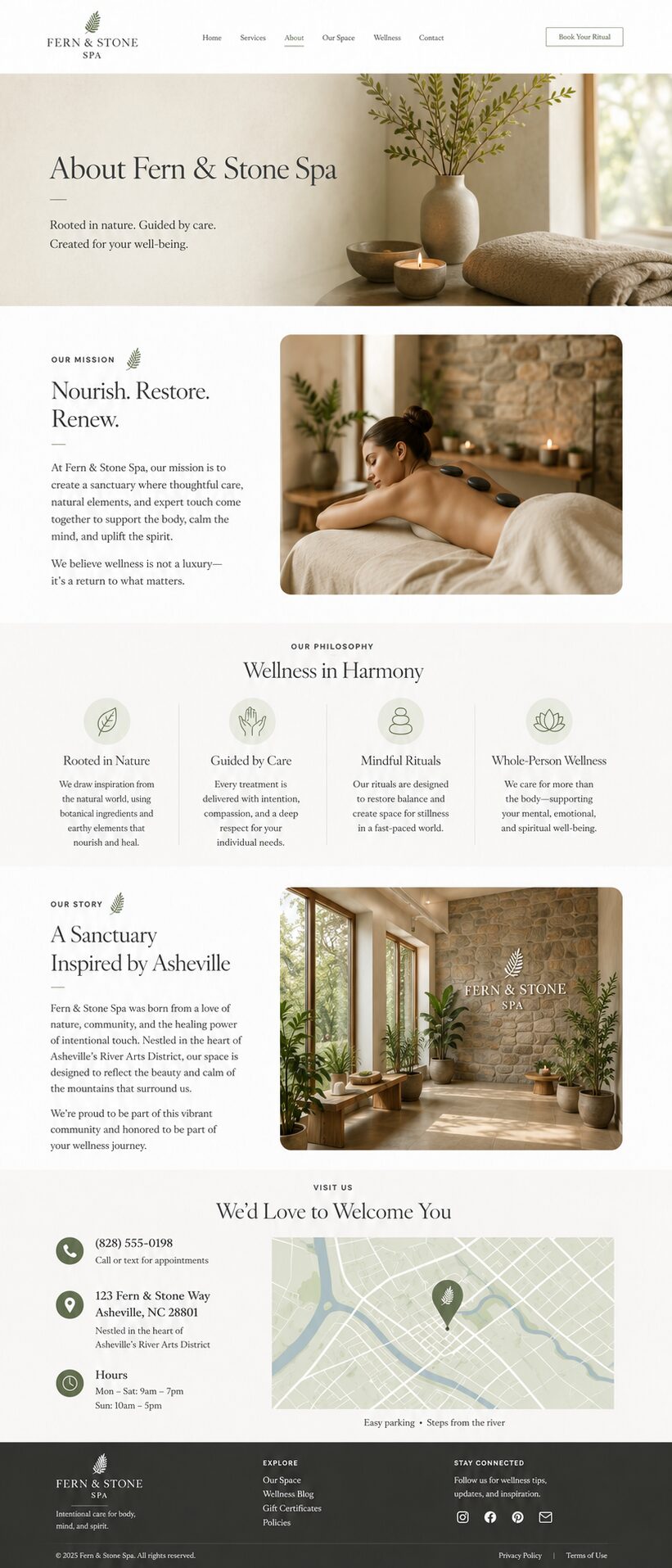 About design mockup